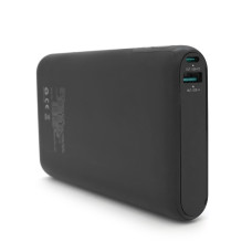 Павербанк Powerbank Fulltech FP19 30000mAh PD 100W Li-pol з LCD дисплеєм Type-C вхід 2xUSB-C 1xUSB-A для швидкого заряджання смартфонів і ноутбуків