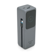 Павербанк Fulltech FP34 30000mAh PD 140W з TFT LCD дисплеєм та 3 виходами USB для швидкого заряджання ноутбуків і мобільних пристроїв