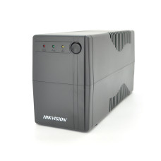 Джерело безперебійного живлення ДБЖ Hikvision DS-UPS600/EU 600ВА/360Вт для відеоспостереження та мережевого обладнання з LED індикацією і 2x universal socket 12В/7Аh