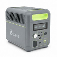 Портативна зарядна станція FOSSiBOT F1200, 1200W/1024Wh LiFePO₄, MPPT 200W max, CarPort-12V-10A, 2xAC230V, 2xUSB-A-18W, 2xUSB-C-100W, Wi-Fi, 2 мм, 11,5 кг