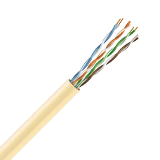 мідь безгалогенна LSZH 4х2х24 AWG (70328) бухта 305м. Жовтий ЗЗКМ Кабель UTP Cat. 5e U/UTP LSZH