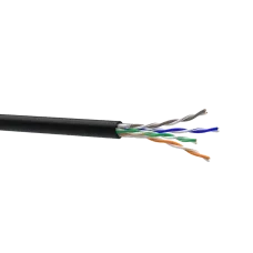 мідь зовнішній ЗЗКМ Кабель Cat. 5e U/UTP 4x2x24 AWG PE (К)(70910031) бухта 500м.