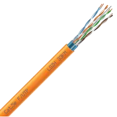 Кабель кручена пара ЗЗКМ (FTP мідь безгалоговий LSZH) Cat. 5e F/UTP LSZH 4х2х24 AWG (7091004) бухта 305м.