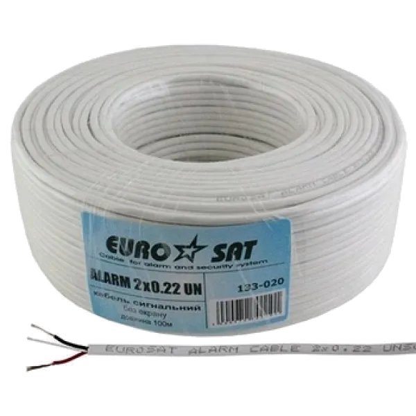 Кабель (бух 100м) EUROSAT 10x0.22 CU Кабель (бух 100м) EUROSAT 10x0.22 CU