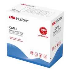 Кабель витая пара UTP CAT 5E DS-1LN5EO-UU/E для видеонаблюдения и сетевых устройств, 305 м, внешняя прокладка, медный проводник, лёгкий монтаж