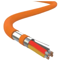 Вогнестійкий кабель JE-H(St)H FE180 / E30 2x2x0,8 1м (200м)