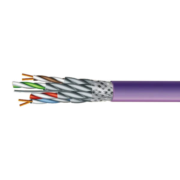 Кабель ЗЗКМ (FTP мідь безгалоговий LSZH) Category 7e S/FTP LSZH 4х2х23 AWG (70910151) бухта 500м.