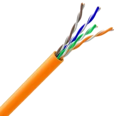 Кабель вита пара ЗЗКМ (UTP мідь безгалогенний LSZH) Cat. 5e U/UTP LSZH 4х2х24 AWG (7091010) бухта 305м