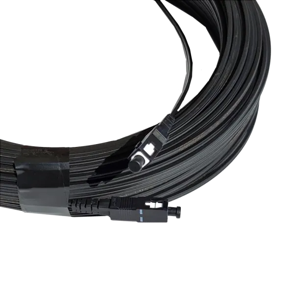 Патчкорд плоский, наружного исполнения 100 м, Simplex CMS UPC-100SCSC(SM)S(ON)FTTH-OD Патчкорд плоский, наружного исполнения 100 м, Simplex CMS UPC-100SCSC(SM)S(ON)FTTH-OD