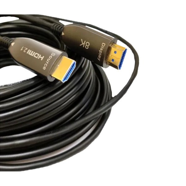 патчкорд 10м з передачею сигналу 8K UHD 48 Gbps по оптичному кабелю (AOC) HDMI 2.1