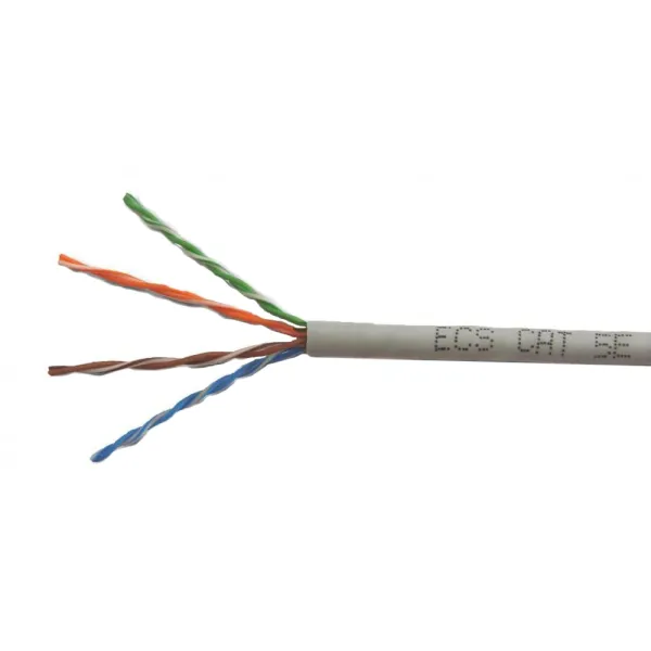 Вита пара UTP cat 5E 4PR (0,50мм) CCA PVC W 305м=1 бхт DCG Вита пара UTP cat 5E 4PR (0,50мм) CCA PVC W 305м=1 бхт DCG