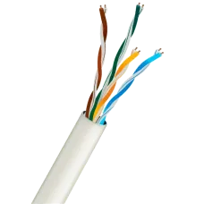 Кабель KRAFT UTP CAT5E CU 0.5 mm PVC Indoor White (305м)