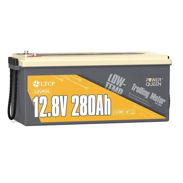 Аккумуляторная батарея LiFePO4 12.8 V 200Ah 2840Wh Power Queen для солнечных электростанций и автономных систем резервного питания Аккумуляторная батарея LiFePO4 12.8 V 200Ah 2840Wh Power Queen для солнечных электростанций и автономных систем резервного питания
