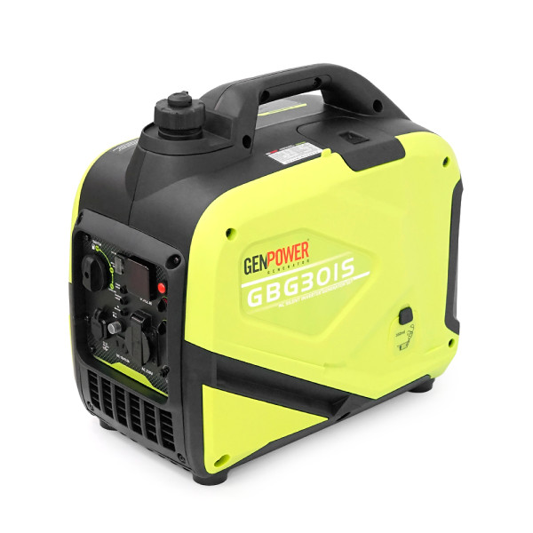 Генератор інверторний Бензиновий Genpower GBG 30IS 2.4kW (3kVA), однофазний, 230V, 50Hz, DC12V. об'єм 5,6л., АКБ у комплект не входить, 530*350*550mm Генератор інверторний Бензиновий Genpower GBG 30IS 2.4kW (3kVA), однофазний, 230V, 50Hz, DC12V. об'єм 5,6л., АКБ у комплект не входить, 530*350*550mm