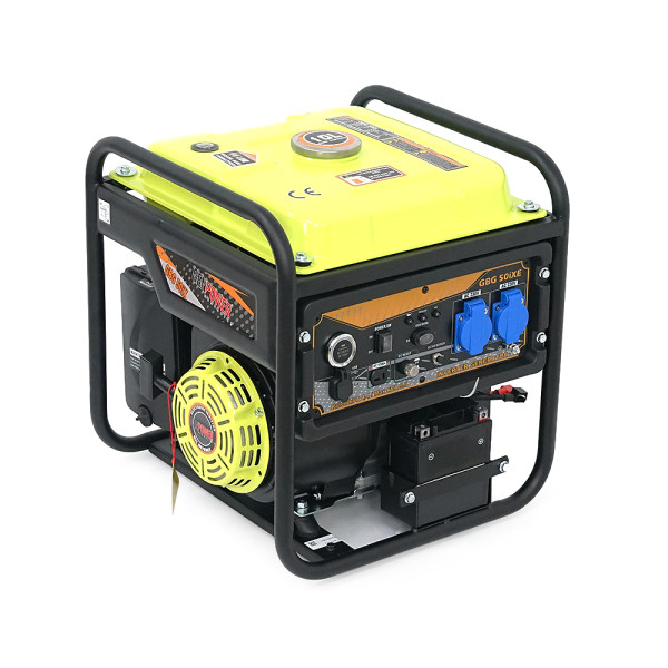 Генератор інверторний Бензиновий Genpower GBG 50IXE 3.6kW (5kVA), однофазний, 230V, 50Hz, DC12V. об'єм 15.0л. АКБ у комплект не входить, 465*445*505mm. 30kg. Генератор інверторний Бензиновий Genpower GBG 50IXE 3.6kW (5kVA), однофазний, 230V, 50Hz, DC12V. об'єм 15.0л. АКБ у комплект не входить, 465*445*505mm. 30kg.