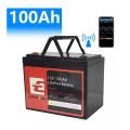 Аккумуляторная батарея LiFePO4 TE12100B 12,8В 100Ач с Bluetooth и BMS 50А для автономного питания и систем видеонаблюдения