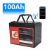 Аккумуляторная батарея LiFePO4 TE12100B 12,8В 100Ач с Bluetooth и BMS 50А для автономного питания и систем видеонаблюдения