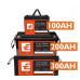 Аккумуляторная батарея LiFePO4 LITHTECH TE12200B 12.8V 200Ah с BMS и Bluetooth для ИБП, солнечных систем и кемперов