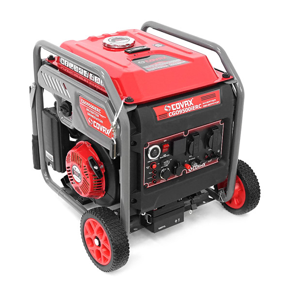Генератор інверторний COVAX CGO9500iERC, 7.5kW, бензин, однофазний 220V, 50Hz, electrik starter, 4-stroke, бак 15L, 500х422x515mm, 38kg Генератор інверторний COVAX CGO9500iERC, 7.5kW, бензин, однофазний 220V, 50Hz, electrik starter, 4-stroke, бак 15L, 500х422x515mm, 38kg