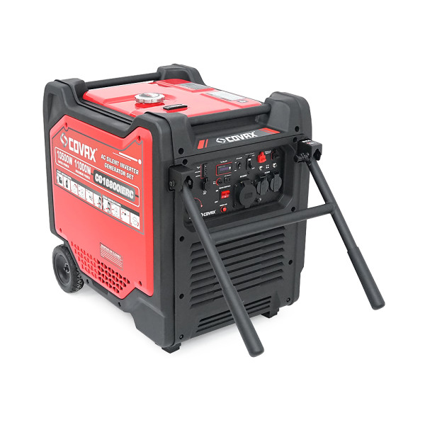 Генератор інверторний бензин COVAX CG16800iERC, 10.5kW, однофазний 220V, 50Hz, 194FPD, бак 32L, 815х580х760mm, 125kg