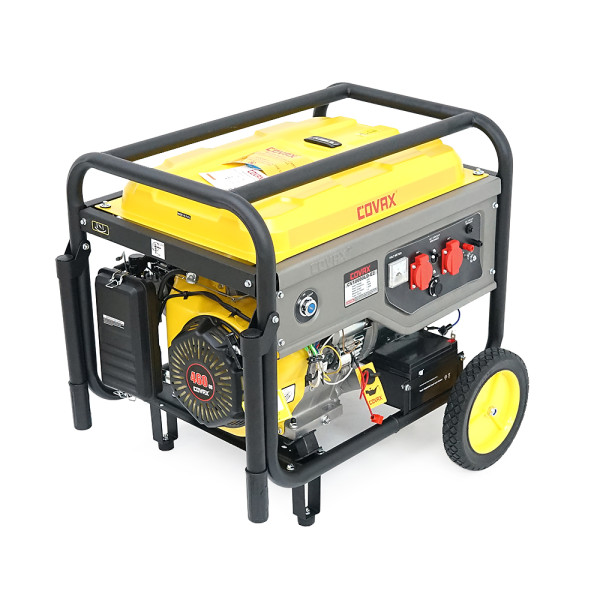 Генератор бензиновий COVAX CV10000LD-E2, 7.0kW, однофазний 220V, 50Hz, DC12V, 18HP, Recoil/Electric Starter, tank 25L, 705x550x570mm, 84kg Генератор бензиновий COVAX CV10000LD-E2, 7.0kW, однофазний 220V, 50Hz, DC12V, 18HP, Recoil/Electric Starter, tank 25L, 705x550x570mm, 84kg
