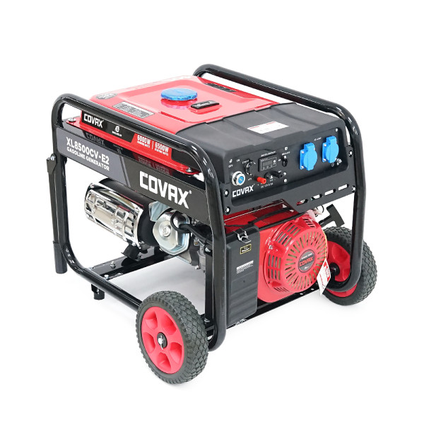 Генератор бензиновий COVAX XL8500CV-E2, 6.0kW, однофазний 220V, 50Hz, DC12V, 15HP, Electric Starter, tank 25L, 690x535x555mm Генератор бензиновий COVAX XL8500CV-E2, 6.0kW, однофазний 220V, 50Hz, DC12V, 15HP, Electric Starter, tank 25L, 690x535x555mm