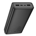 Внешний аккумулятор Power Bank HOCO J144A 30000mAh Black 0.660kg для зарядки смартфонов и планшетов Внешний аккумулятор Power Bank HOCO J144A 30000mAh Black 0.660kg для зарядки смартфонов и планшетов