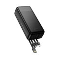 Павербанк Power Bank J163B 30000mAh 0.660kg чорний портативний зарядний пристрій для смартфонів і планшетів Павербанк Power Bank J163B 30000mAh 0.660kg чорний портативний зарядний пристрій для смартфонів і планшетів