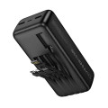 Павербанк Power Bank J163B 30000mAh 0.660kg чорний портативний зарядний пристрій для смартфонів і планшетів Павербанк Power Bank J163B 30000mAh 0.660kg чорний портативний зарядний пристрій для смартфонів і планшетів