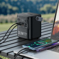 Повербанк Power Bank HOCO J152 Pro 80000mAh для гаджетов, 4USB и 2 Type-C, быстрая зарядка 22.5W и 65W, фонарик, черный Повербанк Power Bank HOCO J152 Pro 80000mAh для гаджетов, 4USB и 2 Type-C, быстрая зарядка 22.5W и 65W, фонарик, черный