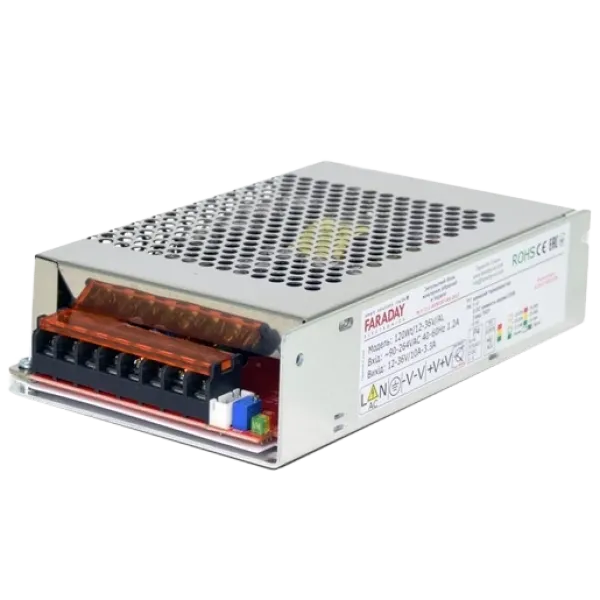 Блок живлення Faraday Electronics 120W/12-36v/ALU Блок живлення Faraday Electronics 120W/12-36v/ALU