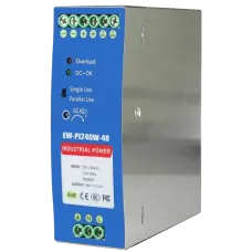 Блок живлення на DIN-рейку 240 Вт 48 В для відеоспостереження Ewind EW-PI240W-48 5 А з піковою потужністю 360 Вт