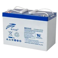 Свинцево-кислотна акумуляторна батарея RITAR DG12-65 65A•год 12В гелева