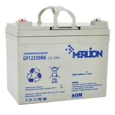 Акумуляторна батарея MERLION AGM GP12330M6 12 V 33 Ah