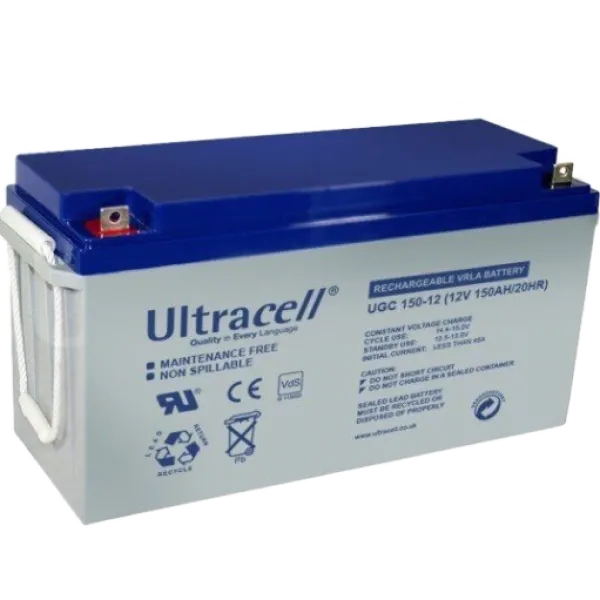 Свинцево-кислотна акумуляторна батарея Ultracell UCG150-12 150А•г 12В гелева
