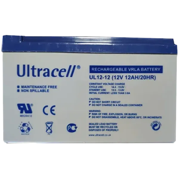 Акумуляторна батарея Ultracell UCG 12-12 AGM 12V 12 Ah Акумуляторна батарея Ultracell UCG 12-12 AGM 12V 12 Ah