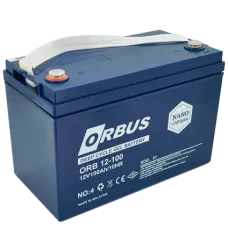 Свинцево-кислотна акумуляторна батарея ORBUS CG12100 100А•г 12В гелева Свинцево-кислотна акумуляторна батарея ORBUS CG12100 100А•г 12В гелева