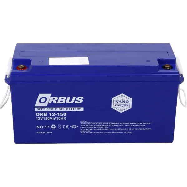 Свинцево-кислотна акумуляторна батарея ORBUS CG12150 150A•г 12В гелева
