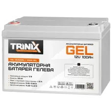 Акумулятор гелевий 12В 100Ач Trinix TGL12V100Ah/20Hr для відеоспостереження та охоронних систем