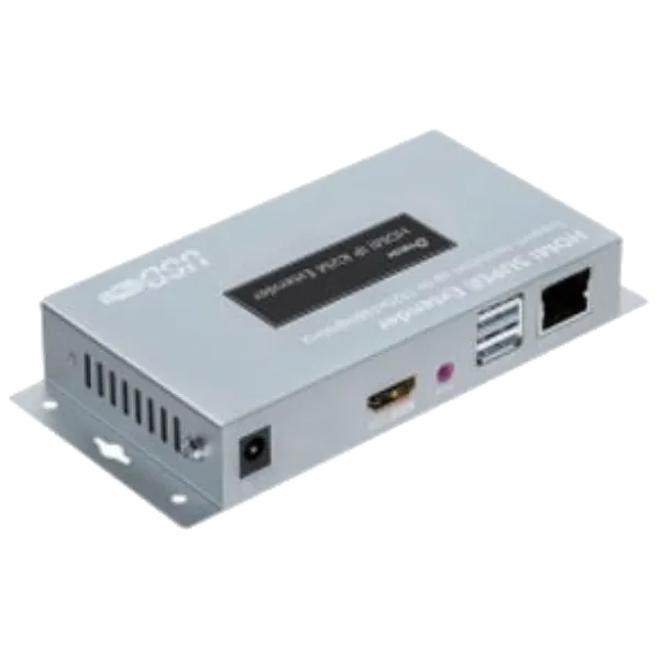 Передатчик HDMI подовжувач по Ethernet та USB Dtech HDMI/USB-Ethernet extender RX