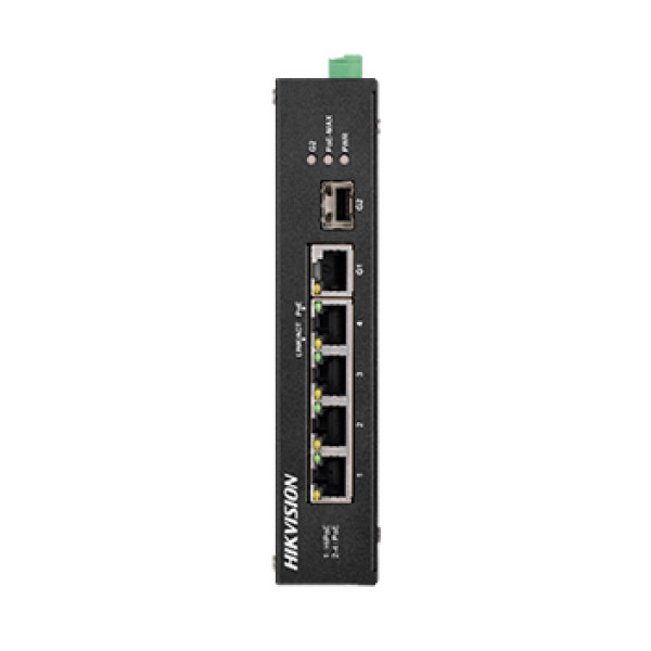 Комутатор 4 порти некерований Hikvision DS-3T0306HP-E/HS POE Комутатор 4 порти некерований Hikvision DS-3T0306HP-E/HS POE