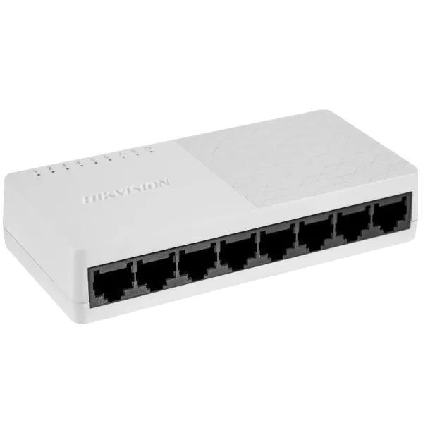 Коммутатор 8 портов неуправляемый DS-3E0508D-O для локальных сетей с 8x RJ45, мощность DC 5В, рабочая температура 0 - +40ºC, компактные размеры 124x61x25 мм Коммутатор 8 портов неуправляемый DS-3E0508D-O для локальных сетей с 8x RJ45, мощность DC 5В, рабочая температура 0 - +40ºC, компактные размеры 124x61x25 мм