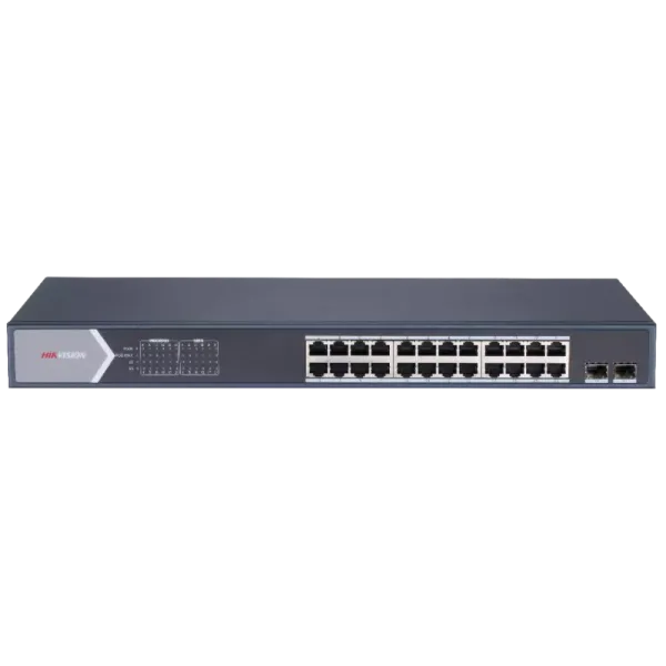 Коммутатор 24 порта PoE управляемый DS-3E1526P-SI для видеонаблюдения с 24x RJ45 и 2x SFP, поддержка IEEE802.3af/at, бюджет 370 Вт, рабочая температура -10º - +55ºC Коммутатор 24 порта PoE управляемый DS-3E1526P-SI для видеонаблюдения с 24x RJ45 и 2x SFP, поддержка IEEE802.3af/at, бюджет 370 Вт, рабочая температура -10º - +55ºC