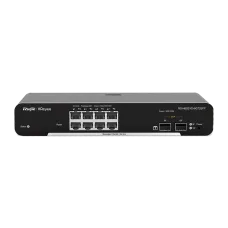Комутатор 8 портів керований RG-NBS3100-8GT2SFP L2 для ефективного управління трафіком з комутаційною спроможністю 20 Гбіт/с та швидкістю пакетів до 15 млн у секунду