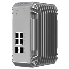 Комутатор 4 порти керований RG-NIS3100-4GT2SFP-HP IP40 для надійного підключення мережевих пристроїв з PoE надійністю та температурним діапазоном -40°C до +80°C