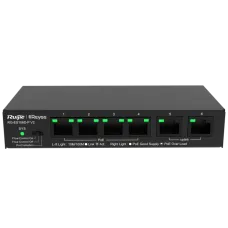 Комутатор 6 портів некерований Ruijie Reyee RG-ES106D-P V2 PoE