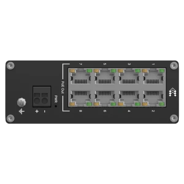 Комутатор 8 портів некерований Teltonika TSW040 PoE+ Комутатор 8 портів некерований Teltonika TSW040 PoE+