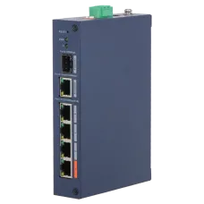 Комутатор 4 порти керований DH-CHS4106-4ET-60 PoE для мережевого обладнання з підтримкою живлення через PoE, температурний діапазон -30º до +65ºC