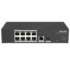 Комутатор 10 портів керований DS-3T1310P-SI/HS PoE для відеоспостереження з підтримкою PoE, RJ45, SFP, робоча температура -30º - +65ºC