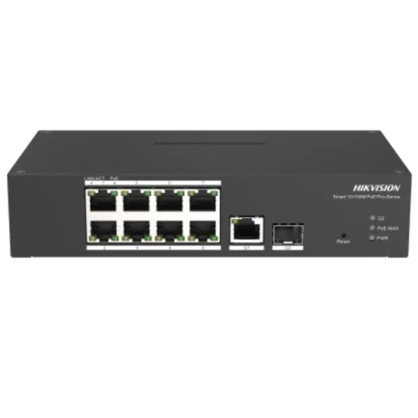 Комутатор 10 портів керований DS-3T1310P-SI/HS PoE для відеоспостереження з підтримкою PoE, RJ45, SFP, робоча температура -30º - +65ºC Комутатор 10 портів керований DS-3T1310P-SI/HS PoE для відеоспостереження з підтримкою PoE, RJ45, SFP, робоча температура -30º - +65ºC